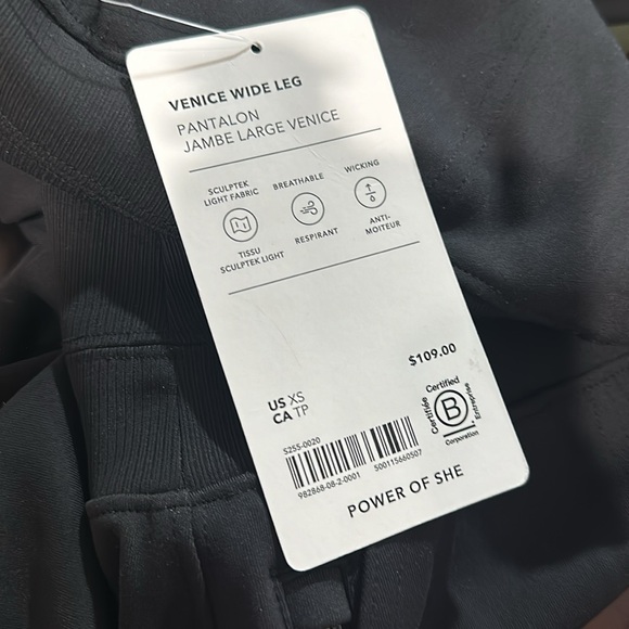 NWT Athleta Venice Wide Leg || Black - Picture 11 of 16